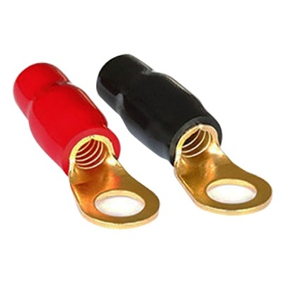 Gold Ring Terminals Heavy Duty, 3/8" #10 wire
