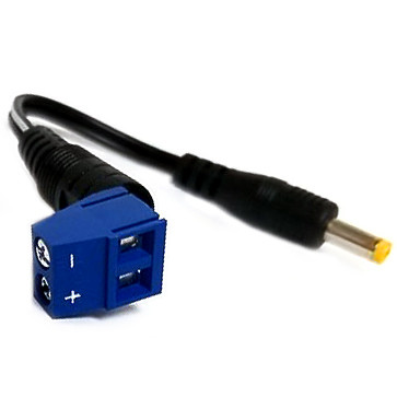 1.7 x 4.0mm plug to terminal block