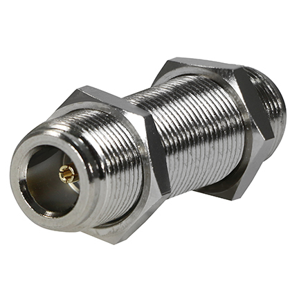 Type N Double Female Bulkhead Mounts For Feed-Through Type N Double Female Bulkhead Mounts For Feed-Through