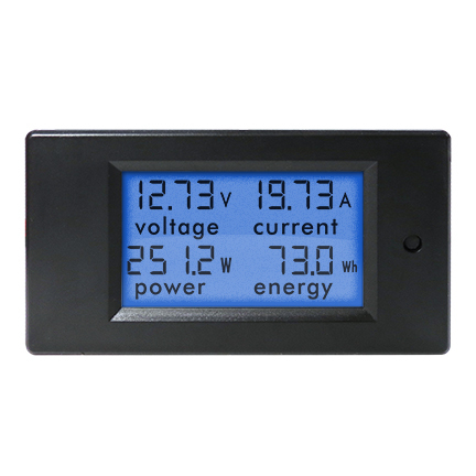 LCD Power Meter Panel Mount