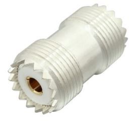 UHF Barrel Connector Silver/Teflon