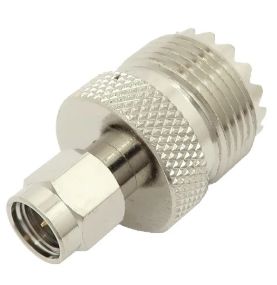 SMA Male to UHF Female (SO-239) Adapter