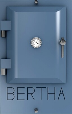 Bertha ™ печь-гриль. Цвет: серо-синий RAL 5014 Bertha ™ печь-гриль. Цвет: серо-синий RAL 5014