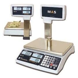 Весы электронные торговые со стойкой MAS MR1-30P Весы электронные торговые со стойкой MAS MR1-30P