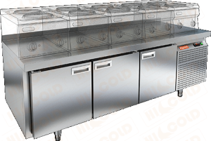 Стол с охлажд.шкафом Hicold GN111/TN LT Стол с охлажд.шкафом Hicold GN111/TN LT