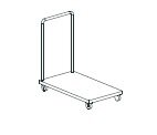 Тележка плаформенная Apach Chef Line LСPD61087 Тележка плаформенная Apach Chef Line LСPD61087