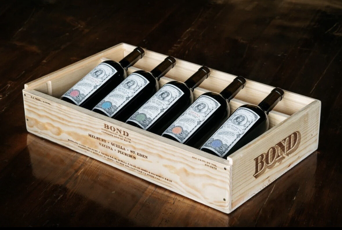 Bond Napa Valley 2019 Caja Terroir Set (5 x 750ml OWC)