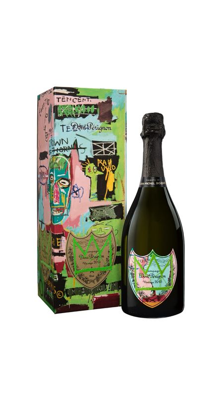 Dom Pérignon Vintage 2015 Special Edition - Tribute to Jean-Michel Basquiat – Green
