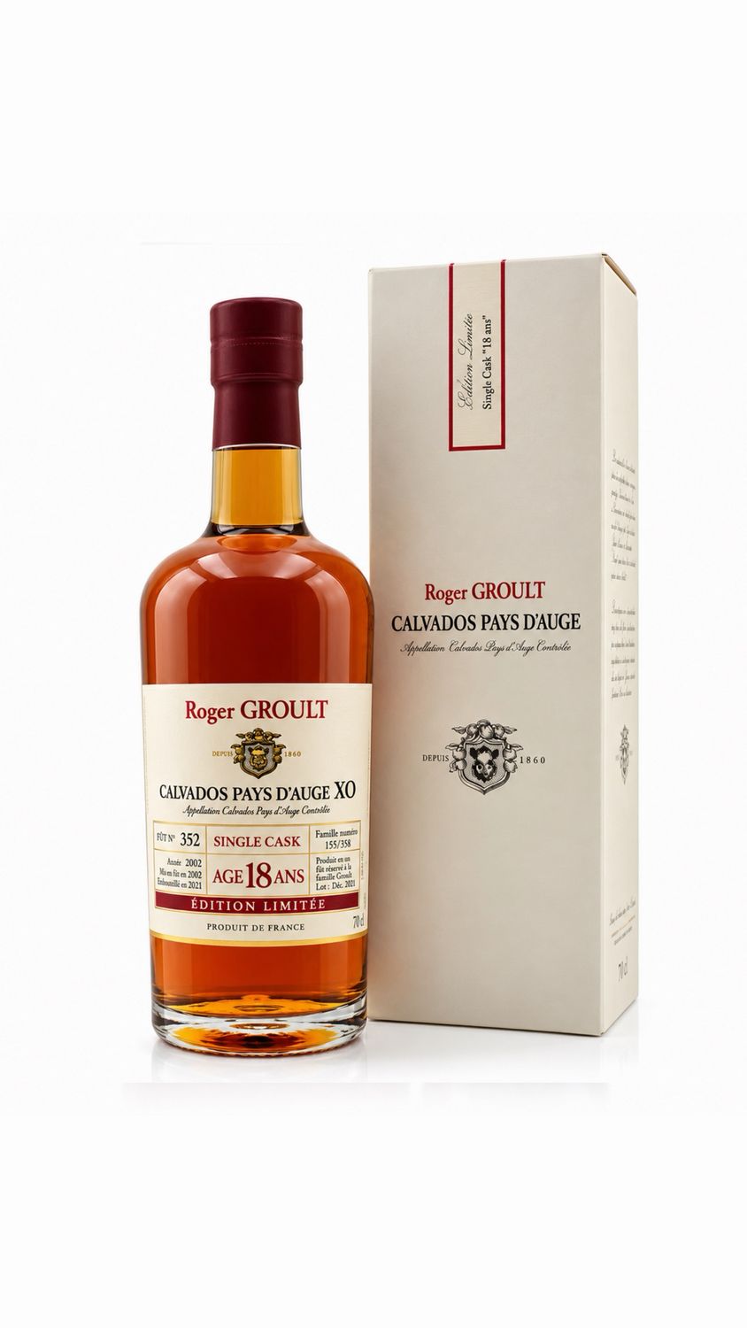 Roger Groult Single Cask XO 18 años Roger Groult Single Cask XO 18 años