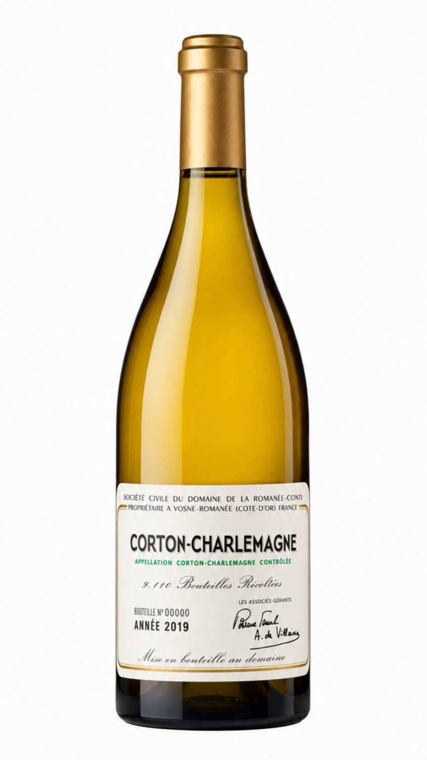 Domaine de la Romanee Conti Corton-Charlemagne 2019 Domaine de la Romanee Conti Corton-Charlemagne 2019