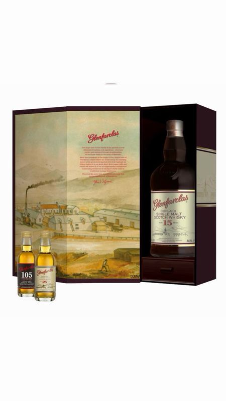 Glenfarclas 15 años Gift set