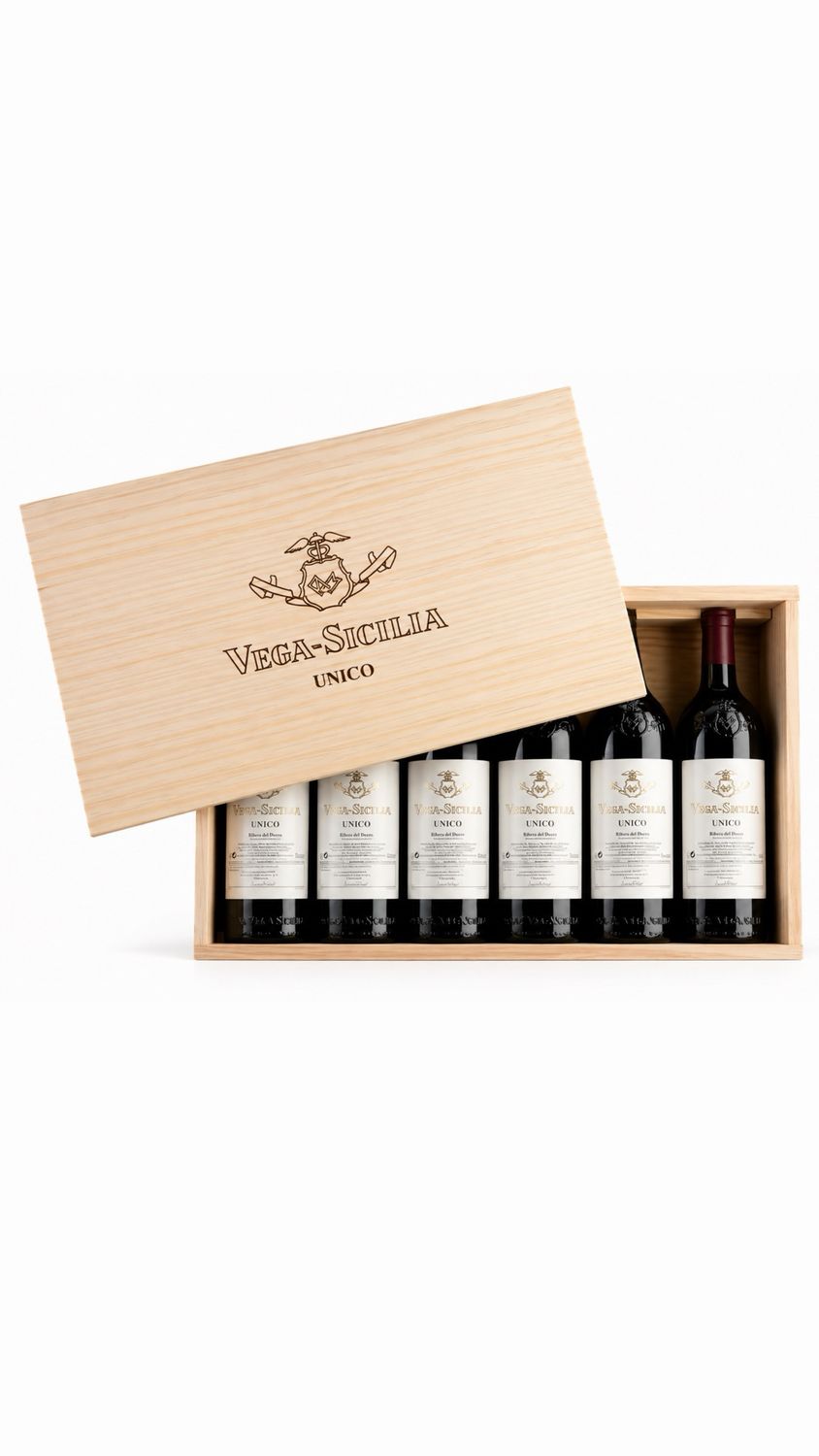 Vega Sicilia Unico 2016 Caja regalo 6 botellas Vega Sicilia Unico 2016 Caja regalo 6 botellas