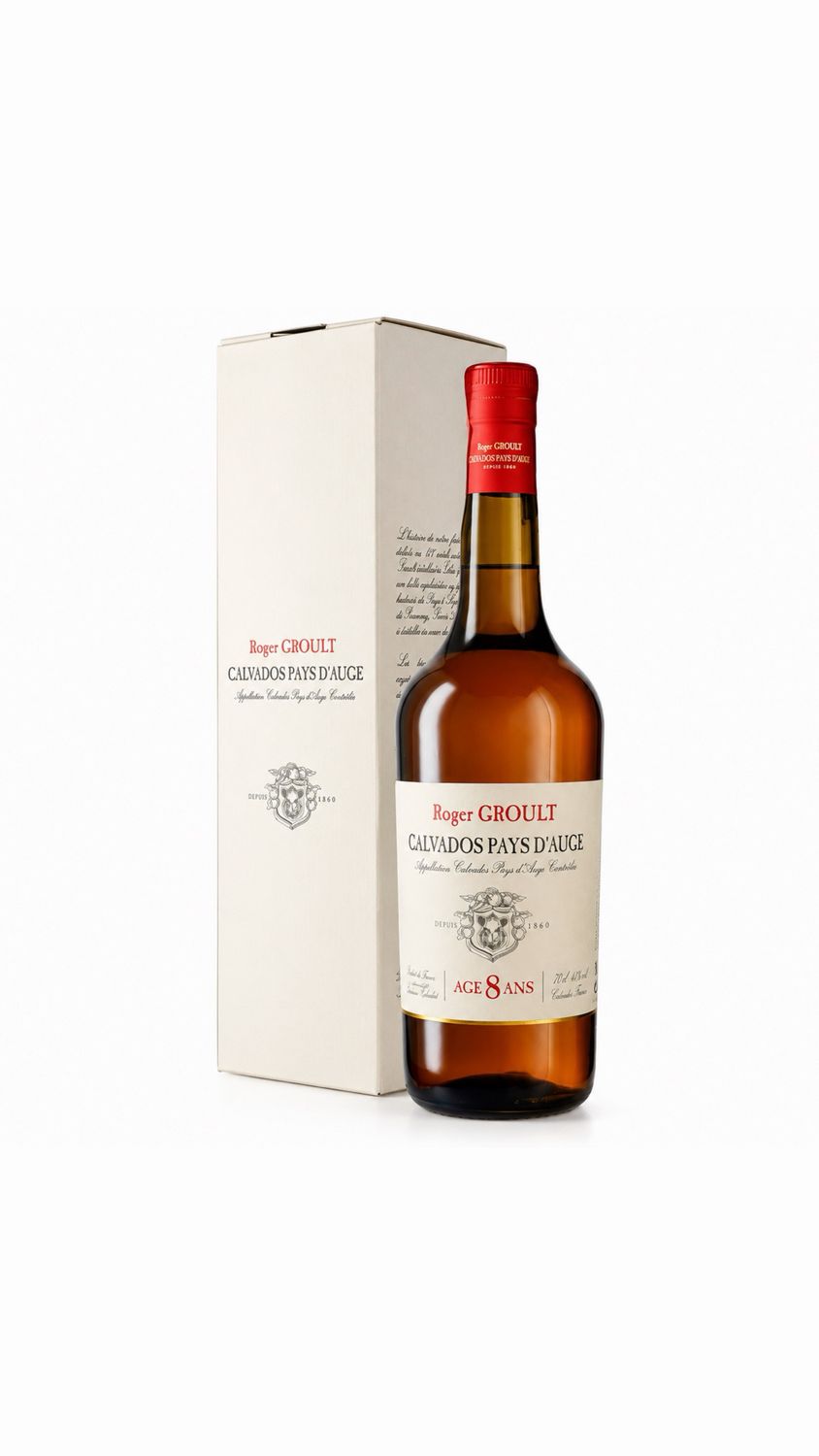 Roger Groult Calvados Pays D’Auge 8 Años