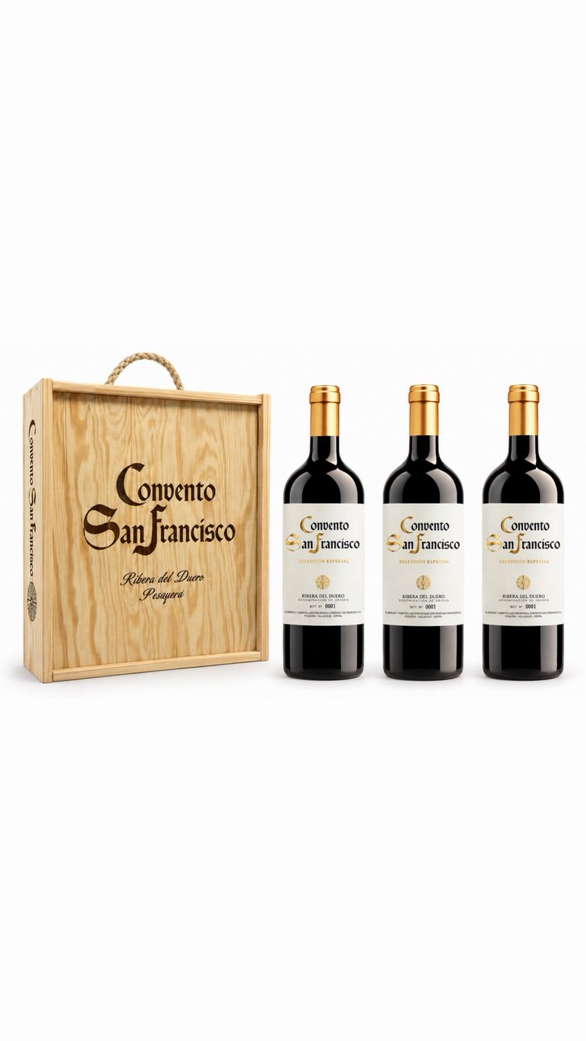 Convento San Francisco S.Especial 2019 Estuche 3 bot Convento San Francisco S.Especial 2019 Estuche 3 bot