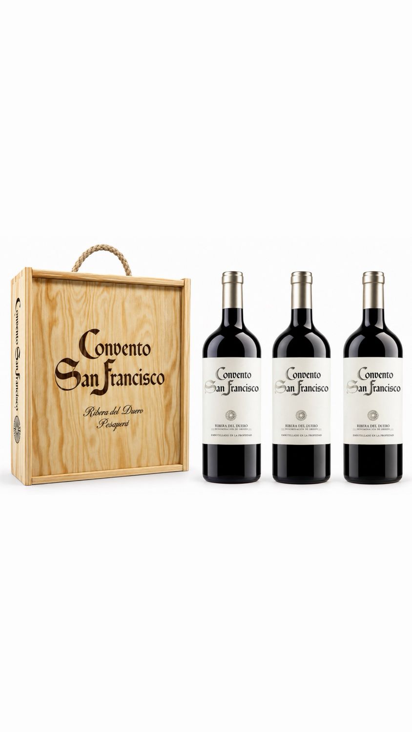 Convento San Francisco 2020 Estuche 3 bot Convento San Francisco 2020 Estuche 3 bot