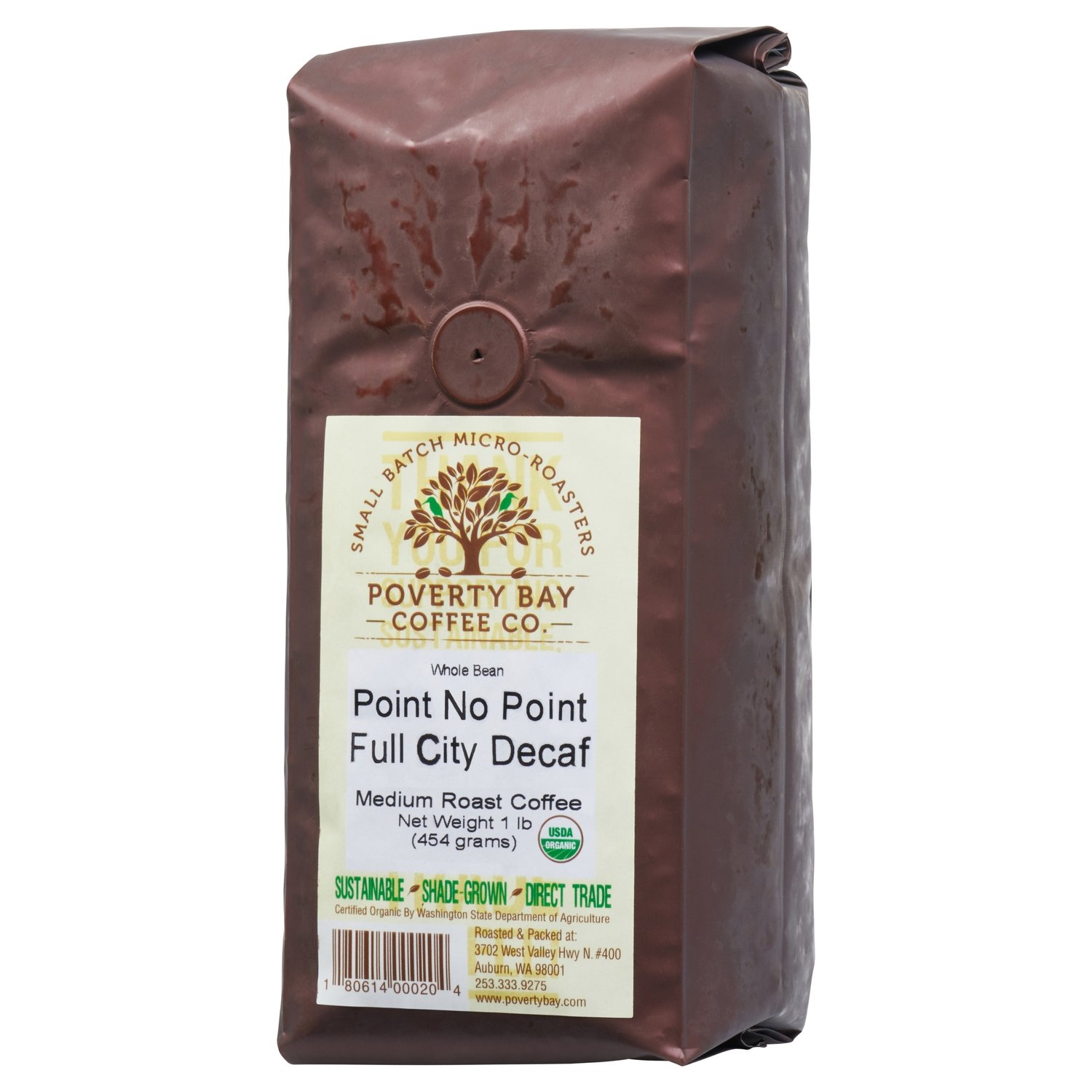 Point-no-Point Certified Organic Decaf - Medium Roast