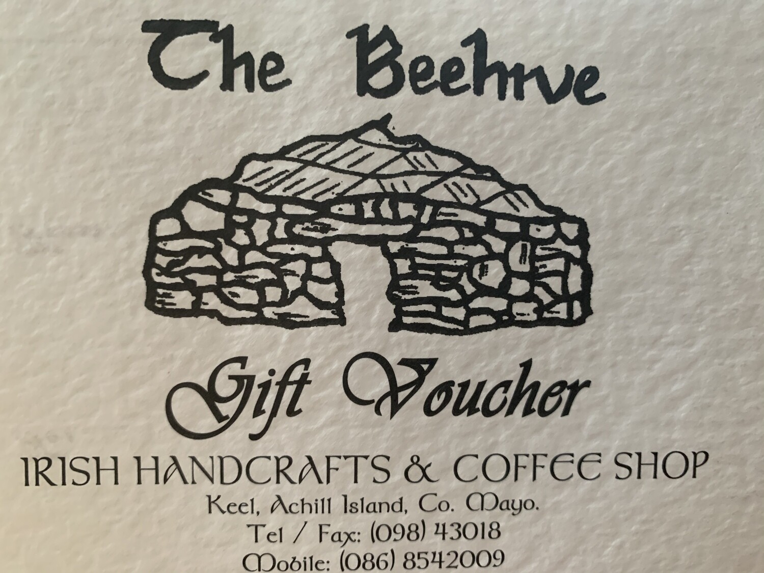 Gift voucher