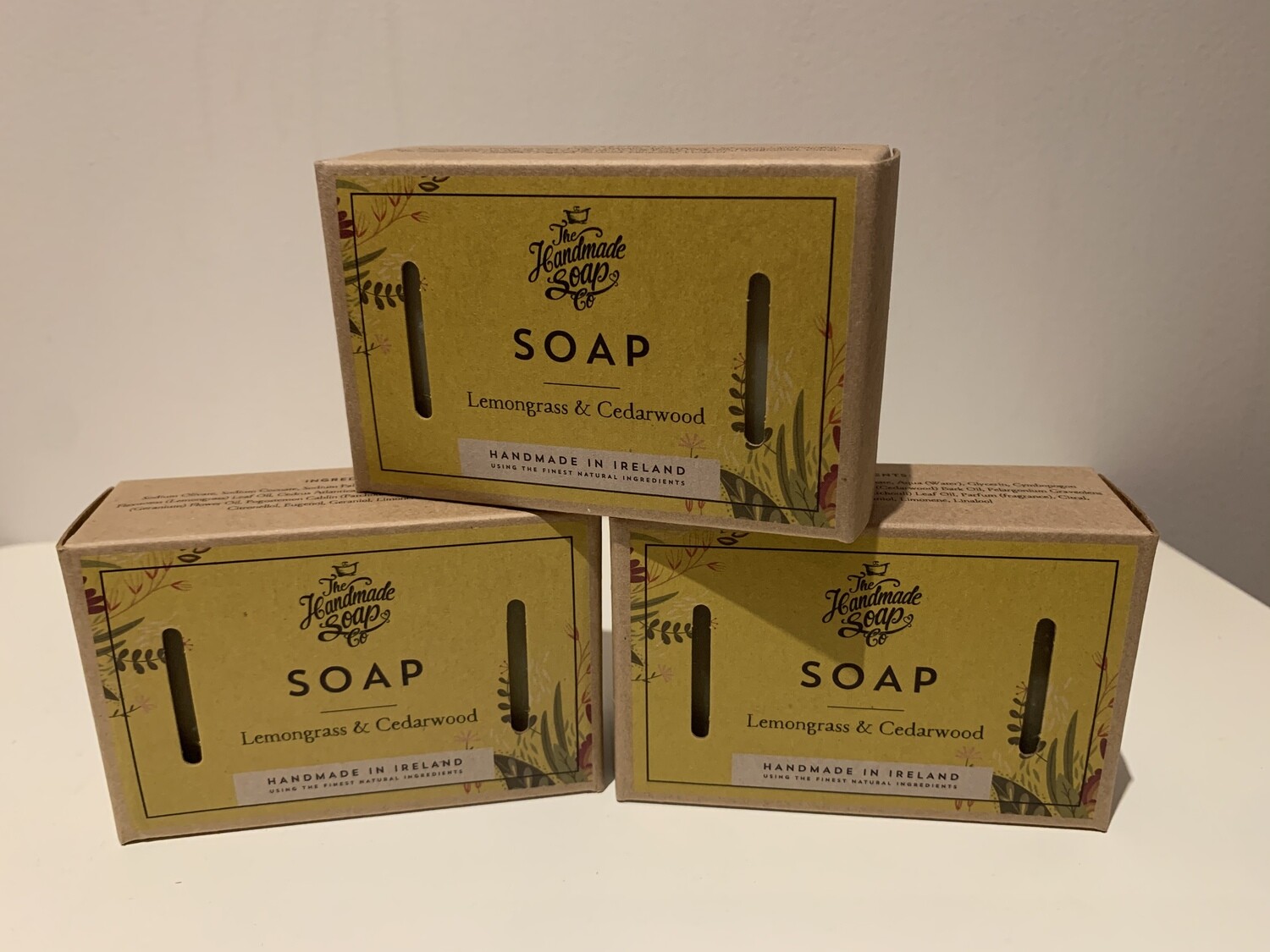 Lemongrass,Cedar wood, Irish soap