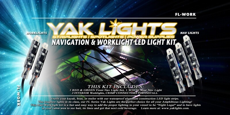 NAVIGATION AND INTERIOR WORK LIGHT KIT - INCLUDES 2 SWITCHES