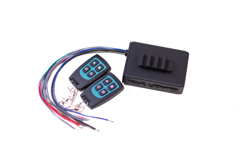 4 Channel Wireless Controller with Quick Crimp Connectors