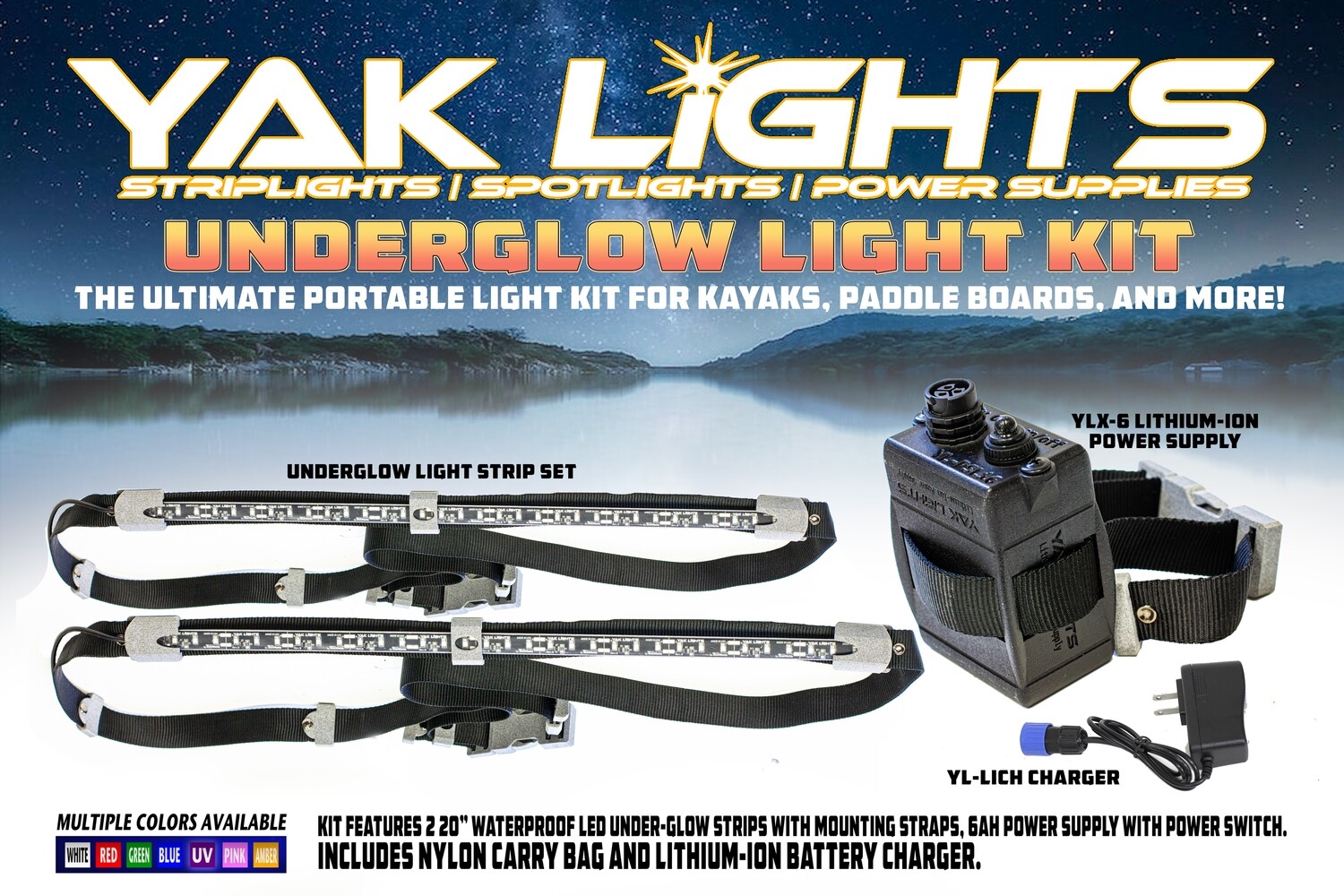 Underglow Light Kit Install Instantly on any water vessel!