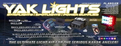 FL-ANGLER Lighting Kit - The ULTIMATE light and power rig for your new Bonafide, Wilderness, Native, Jackson and more!