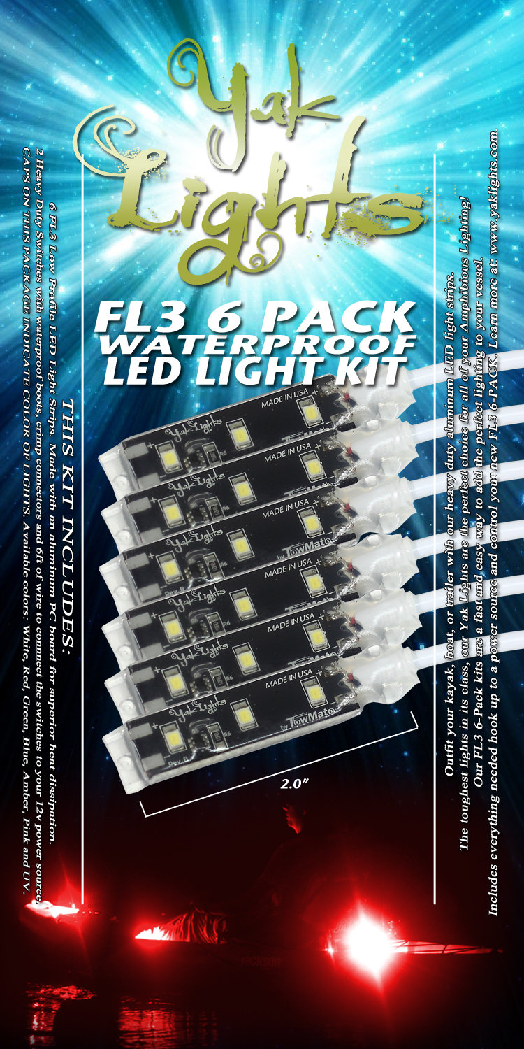 FL3 Mini LED Light Strips 6-Pack (QTY 6)
