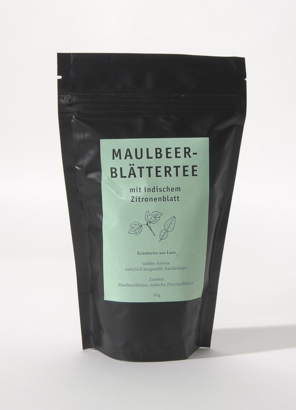 Maulbeerblätter-Tee mit indischem Zitronenblatt