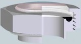 Geordi Porthole Sight Glass c/w Polycarbonate Lens