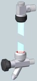 Tank Sight Glass Outlet Valve