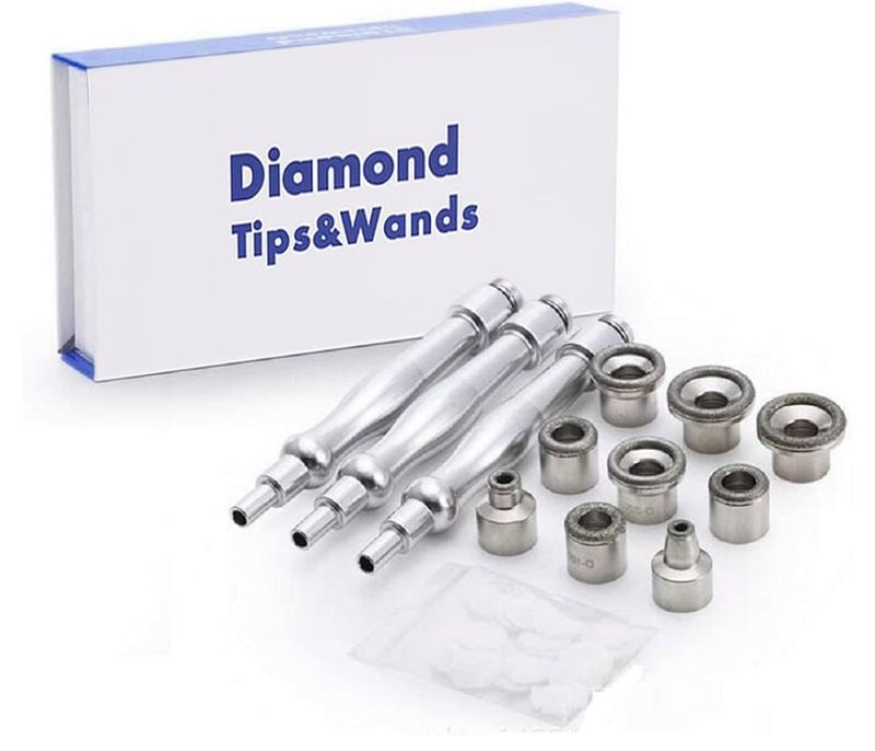 Set Of 9 Diamond Tips And 3 Wands