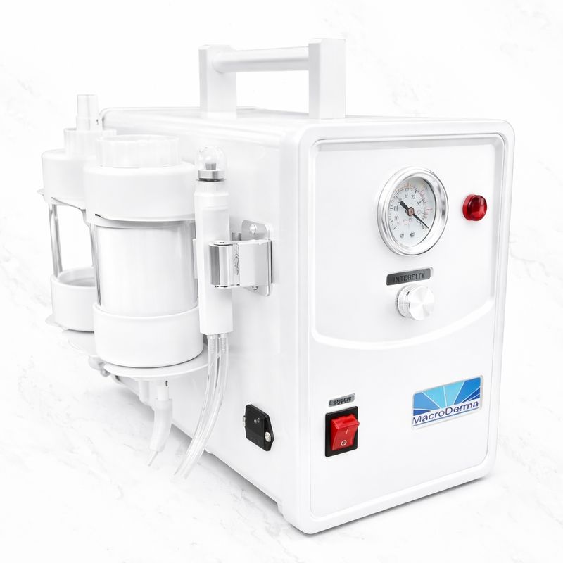 A-1 Professional 2-in-1 Crystal and Diamond Microdermabrasion Machine With Extra Power (Silver)