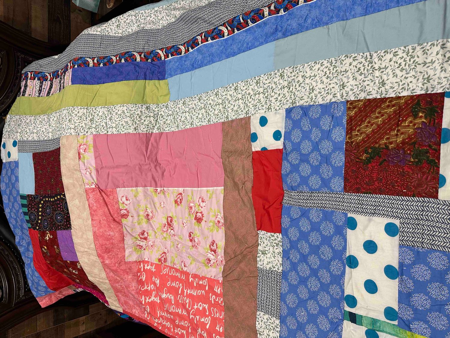 Holmes Heritage Gullah/Geechee Patchwork Blues