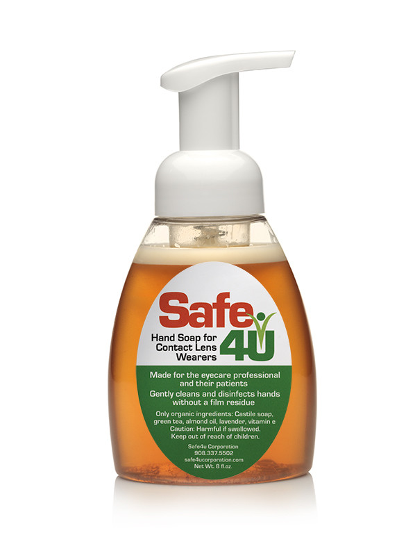 Safe4U Hand Soap for Contact Lens Wearers