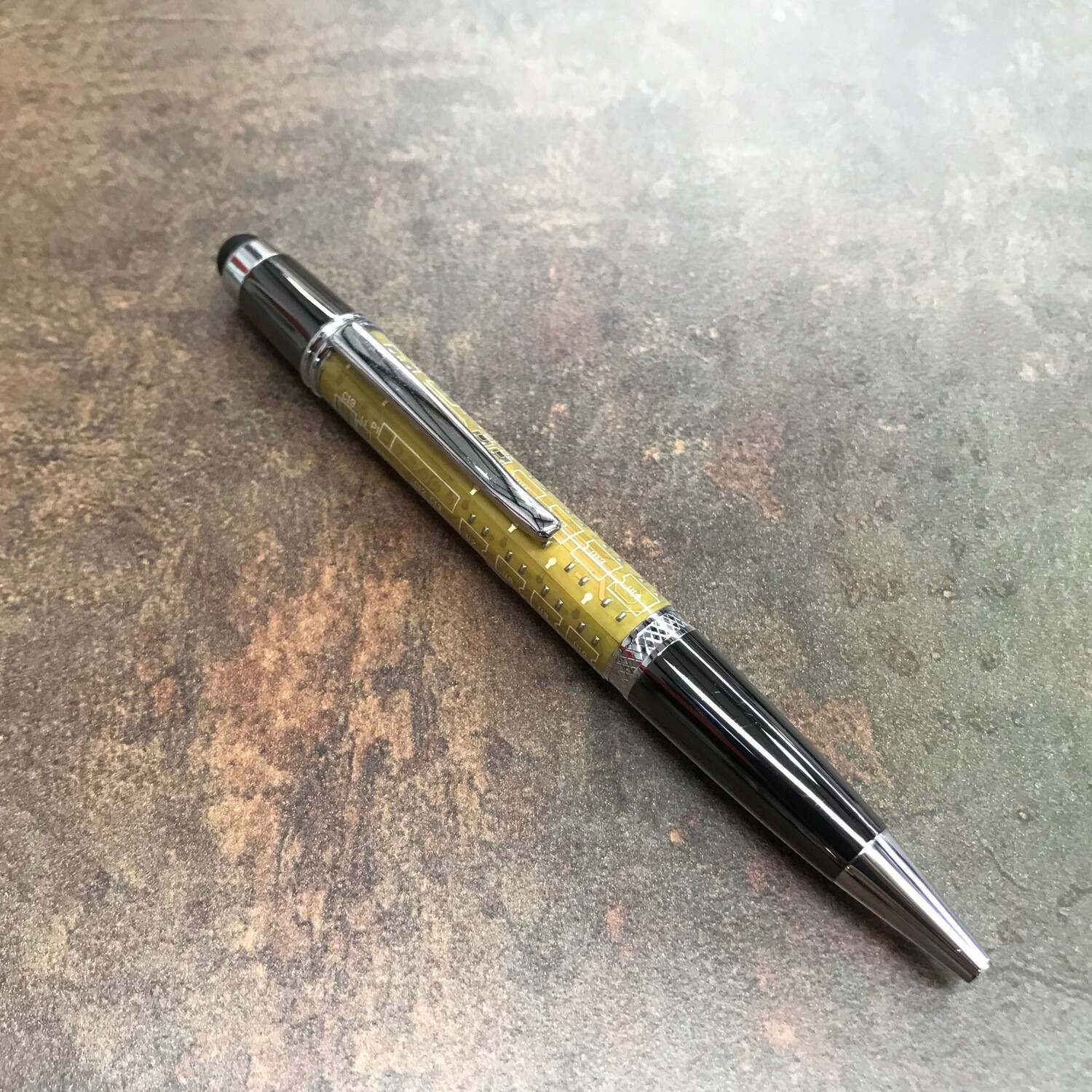 GPW Stylus Sierra Chrome &amp; Gun Metal Pen Kit