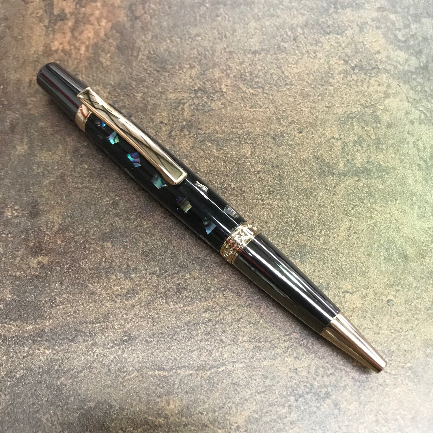 GPW Flat Top Sierra 24k Gold & Gun Metal Pen Kit