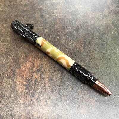 GPW Bullet Bolt Action Gun Metal &amp; Copper Pen Kit
