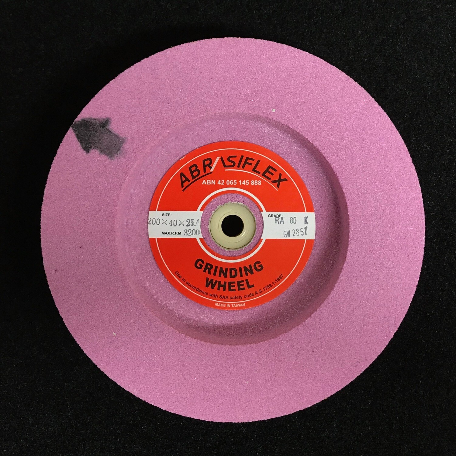 8&quot; x 1.5&quot; Pink Grinding Wheel