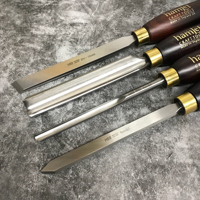 Hamlet 4Pce Small Spindle Turning Set