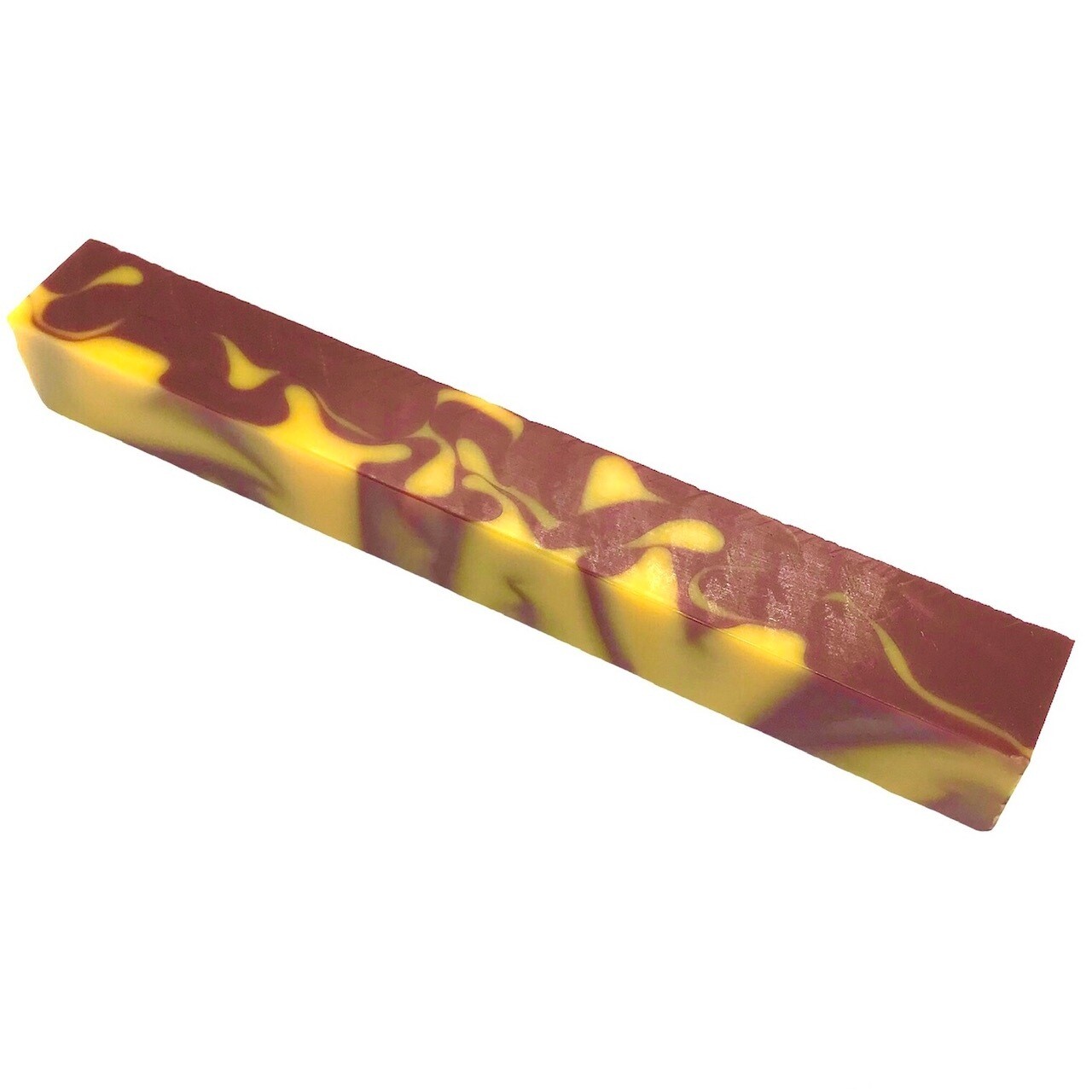 Maroon and Yellow Acrylic Blank