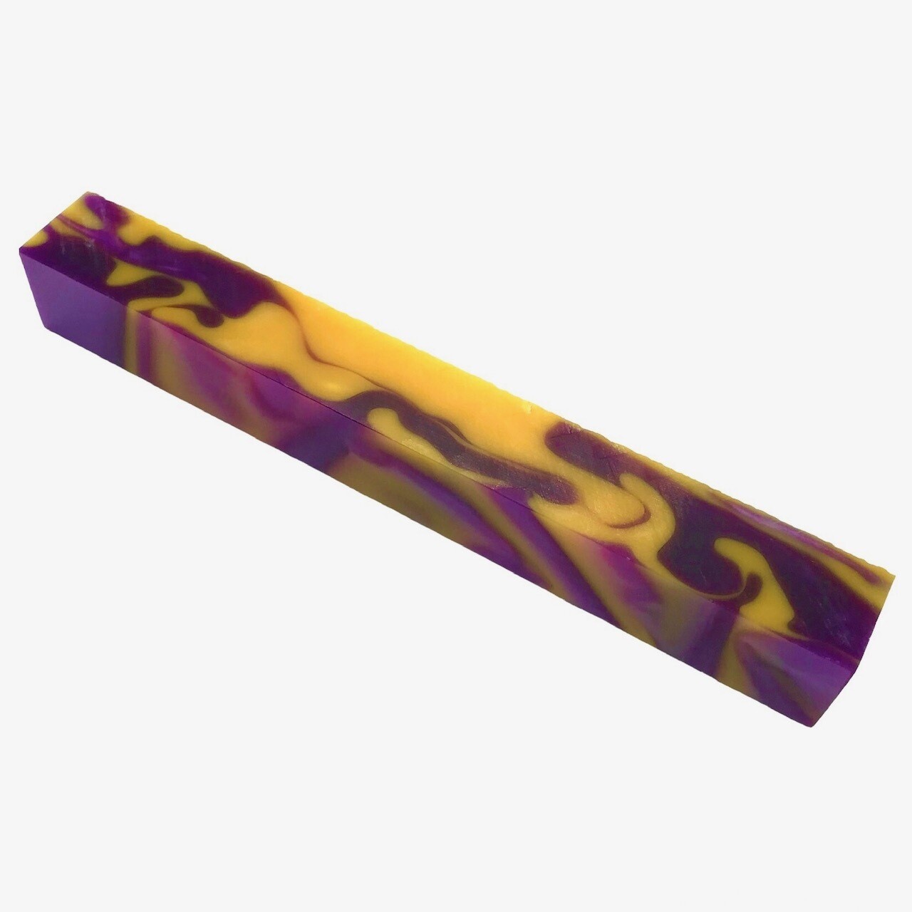 Yellow and Purple Acrylic Blank