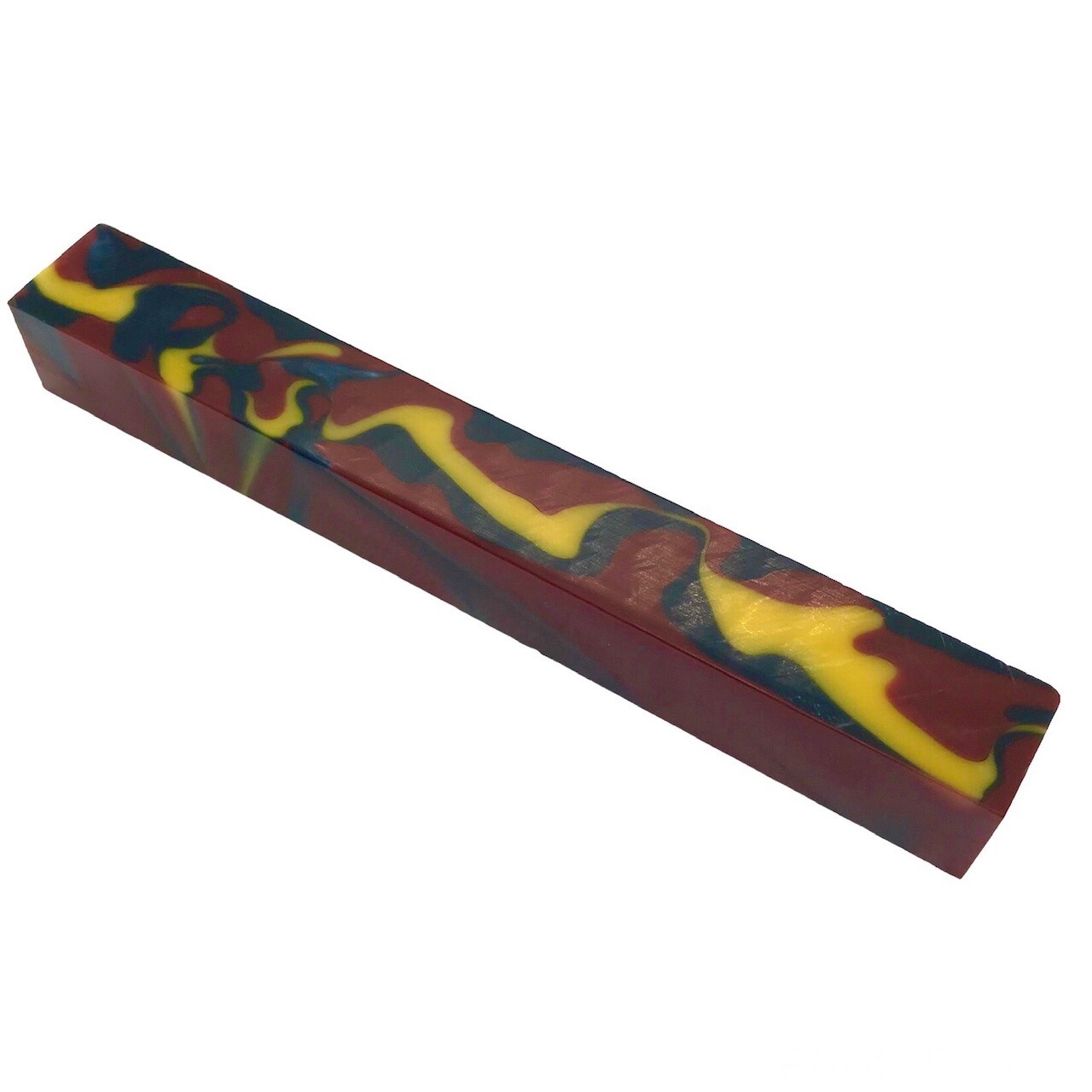 Navy, Maroon and Yellow Acrylic Blank