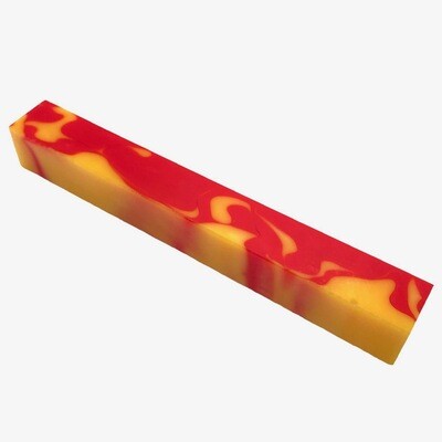 Red and Yellow Acrylic Blank