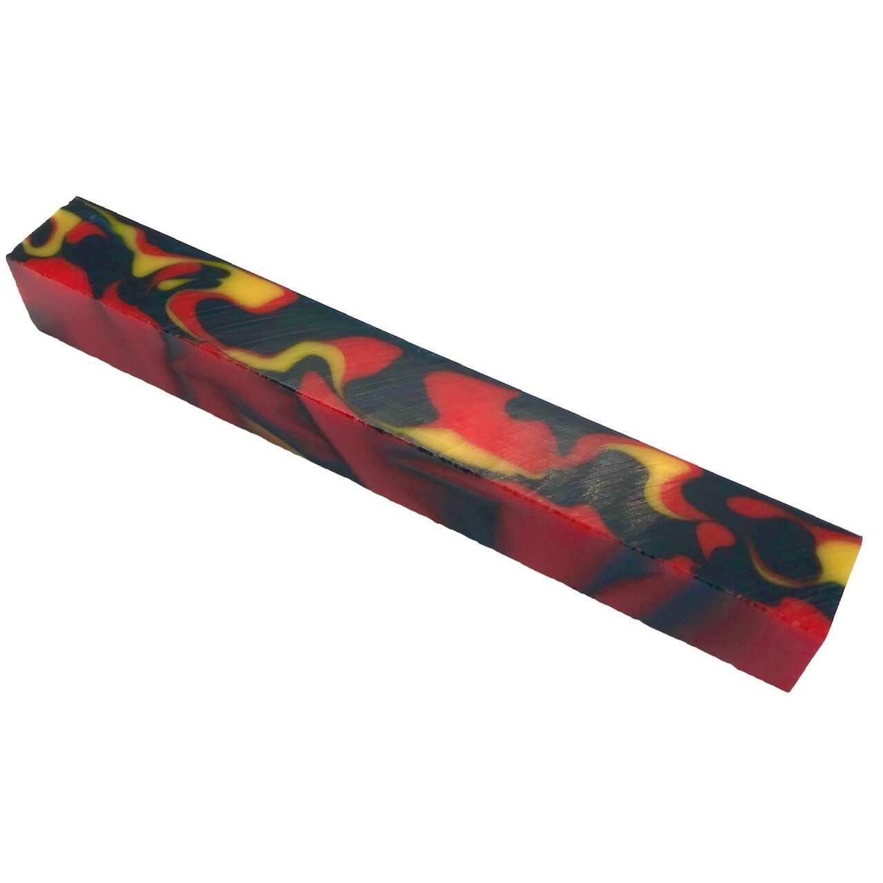 Navy, Red and Yellow Acrylic Blank