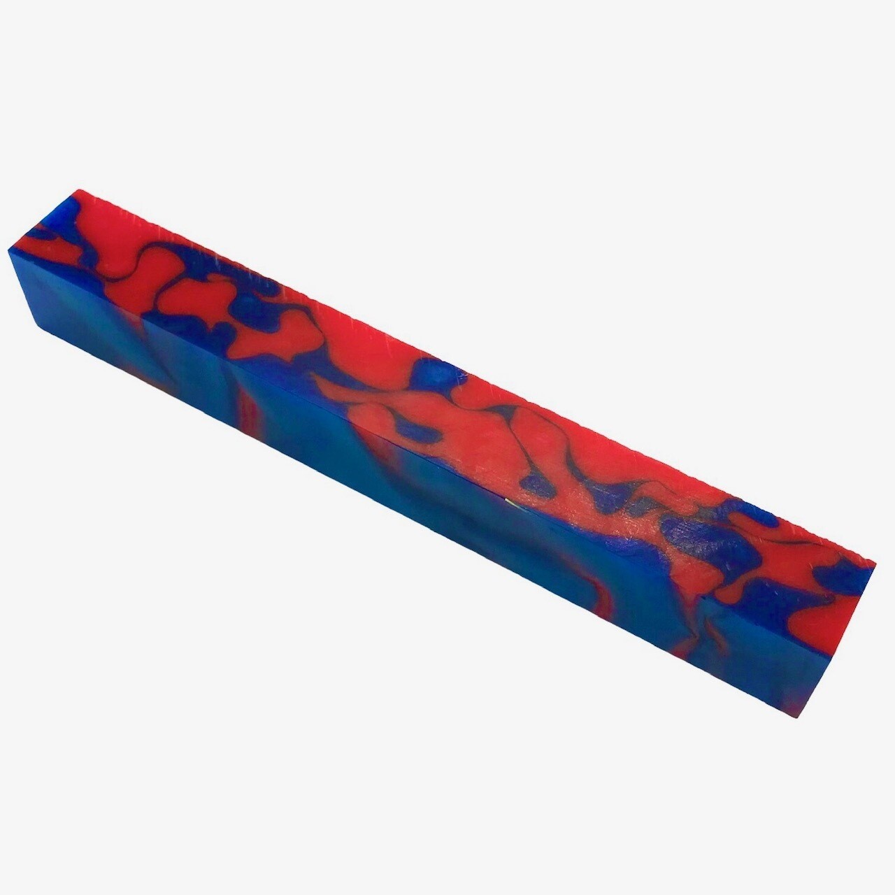 Red and Blue Acrylic Blank