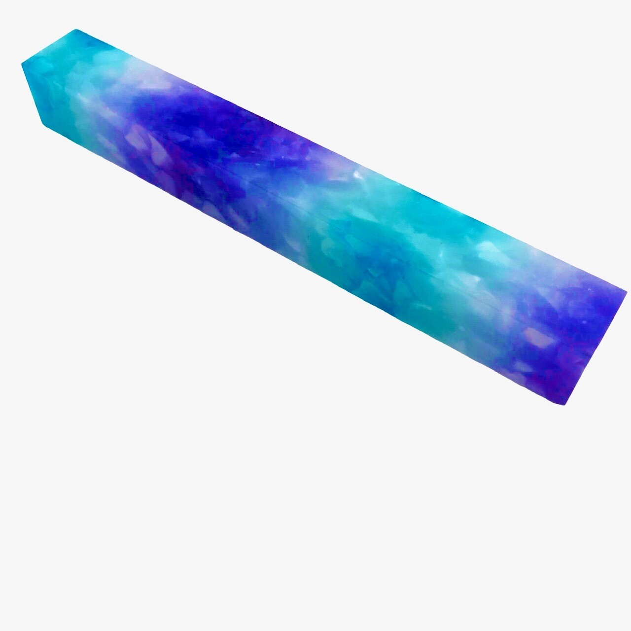 Light Blue and Purple Crush Acrylic Blank
