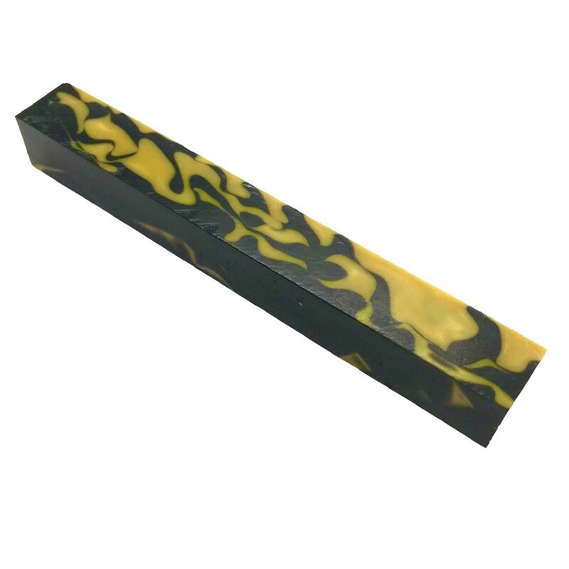 Gold and Black Acrylic Blank