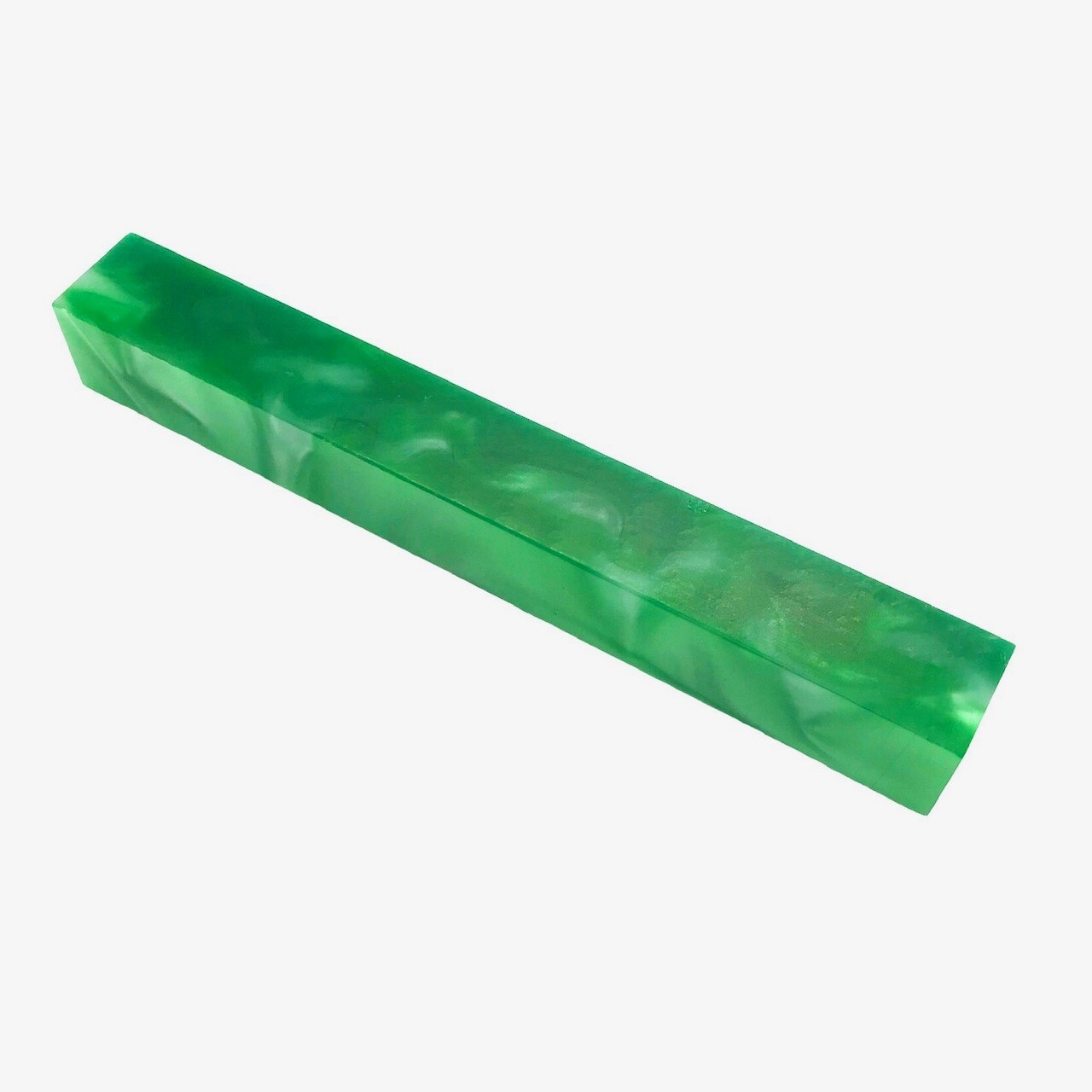 Green and White Acrylic Blank