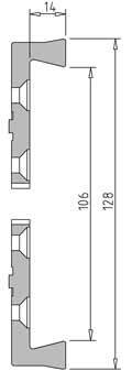 Vicmarc 128mm Dovetail Jaws 120/150