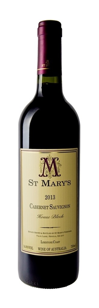 St Mary's Wines 2016 House Block Cabernet Sauvignon St Mary's Wines 2016 House Block Cabernet Sauvignon